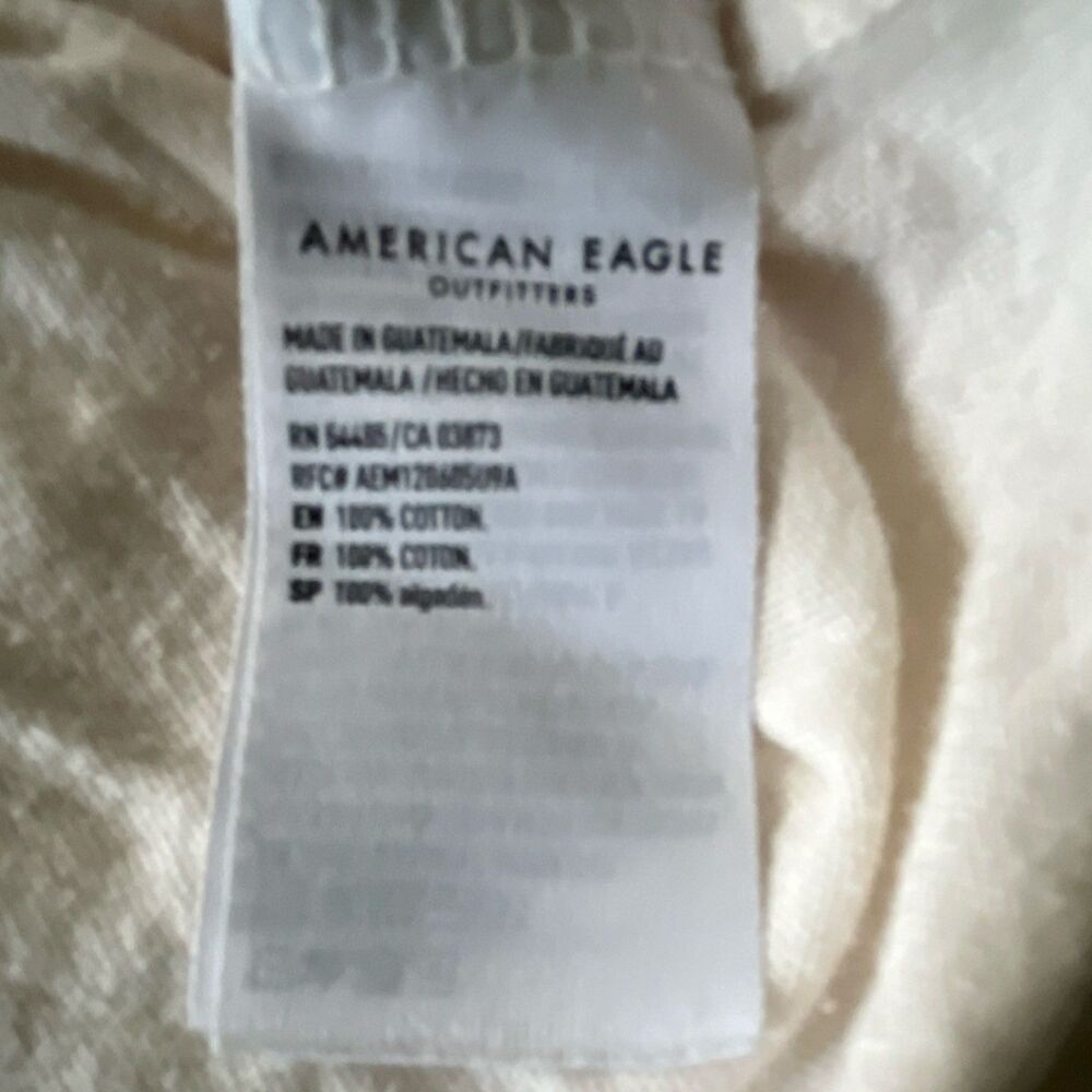 Rolling Stones American Eagle Outfitters Graphic T-Shirt XS Tan American Eagle - Picture 3 of 3